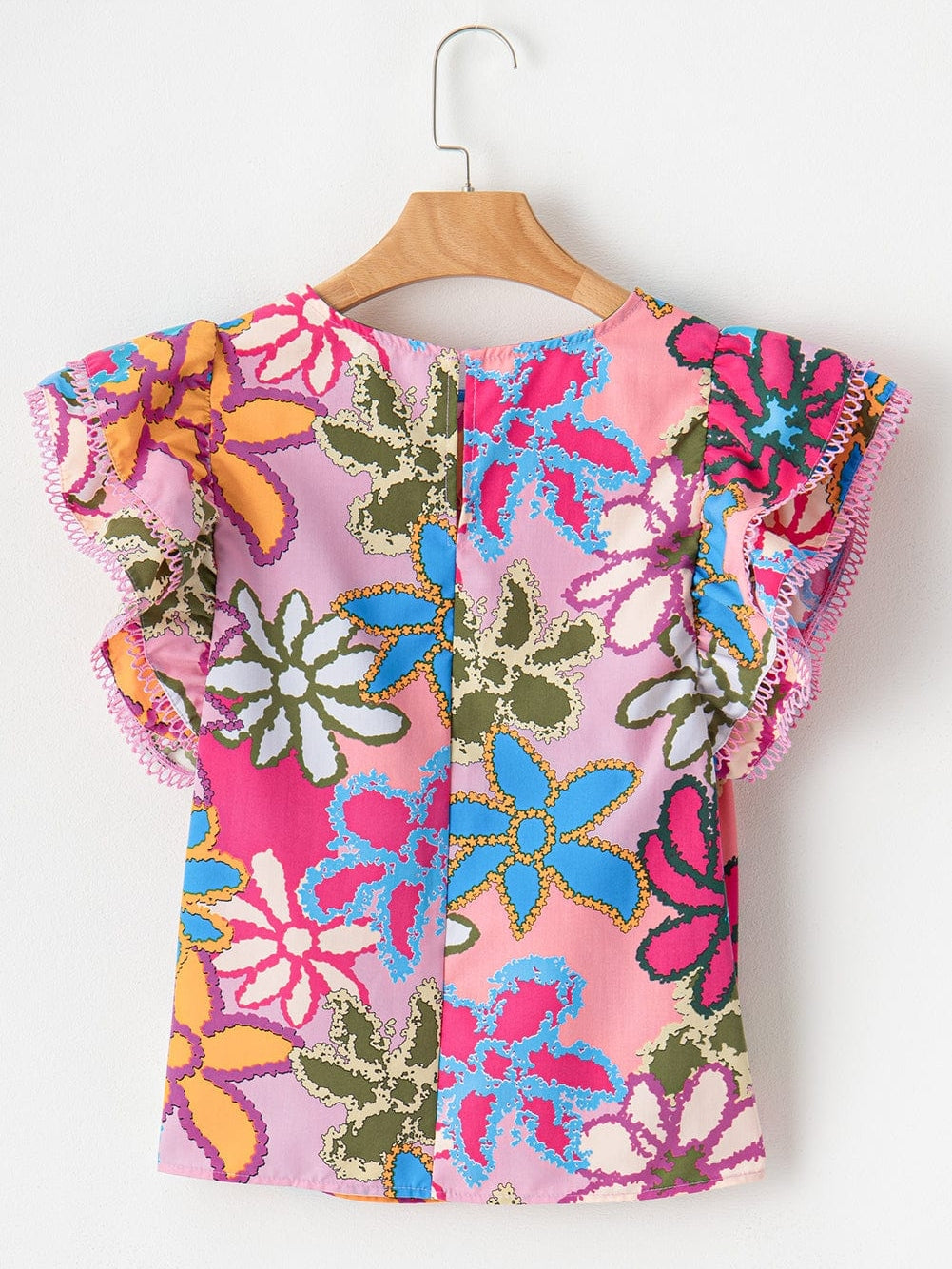 Chic Floral Print Top