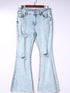 Mid Rise Flare Jeans