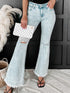 Mid Rise Flare Jeans