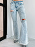 Mid Rise Flare Jeans