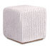 Amayah Pouf with Wooden Tray