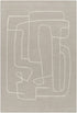 Vatsa Gray Abstract Area Rug