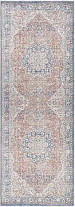 Alfombra lavable Wacousta roja y azul - Edición limitada