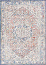 Alfombra lavable Wacousta roja y azul - Edición limitada