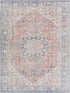 Alfombra lavable Wacousta roja y azul - Edición limitada