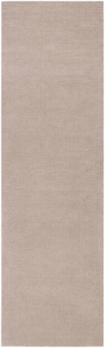 Brockton Solid Tan Wool Rug
