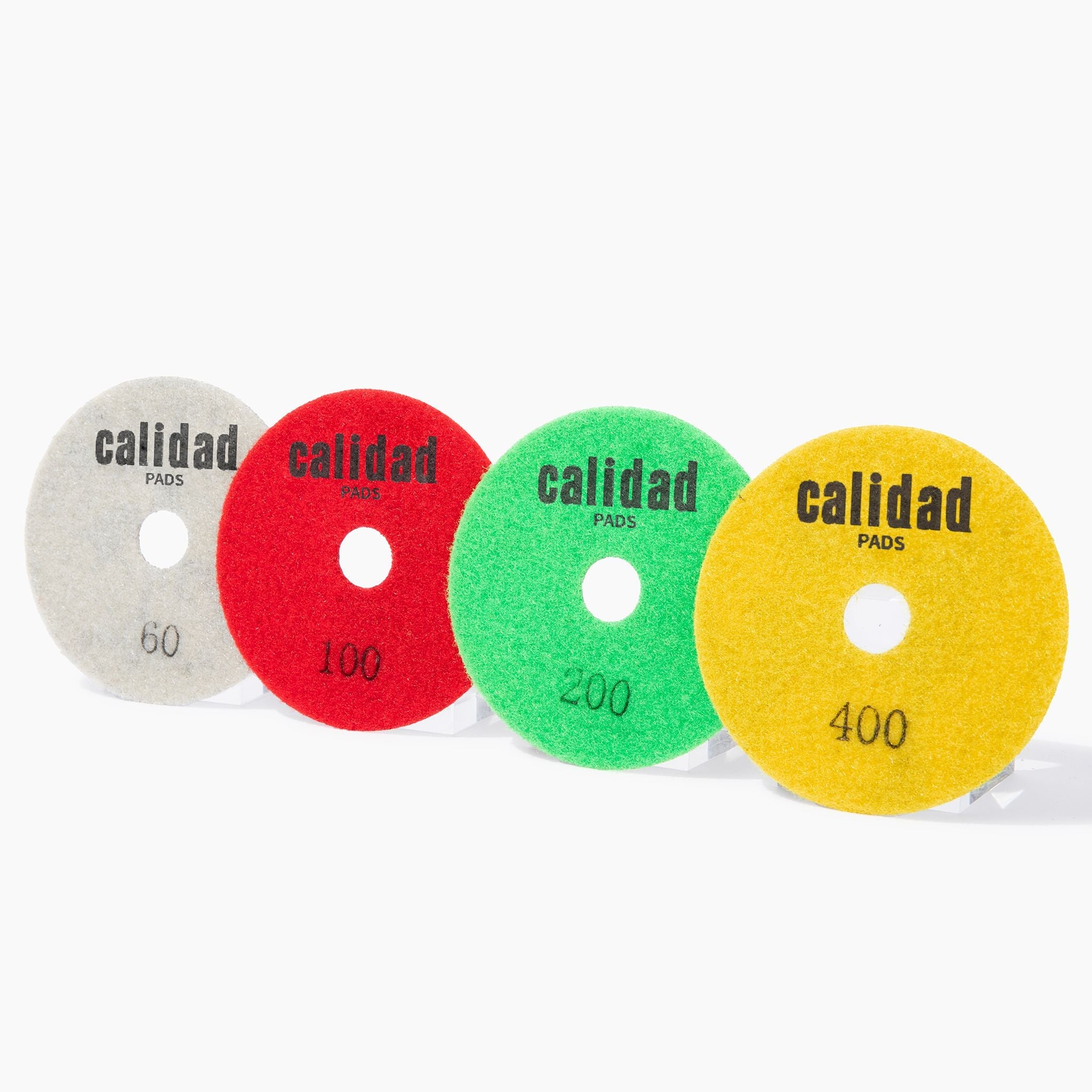 Electroplated Polishing Pad Combo Pack (includes all four grits 60-100-200-400)