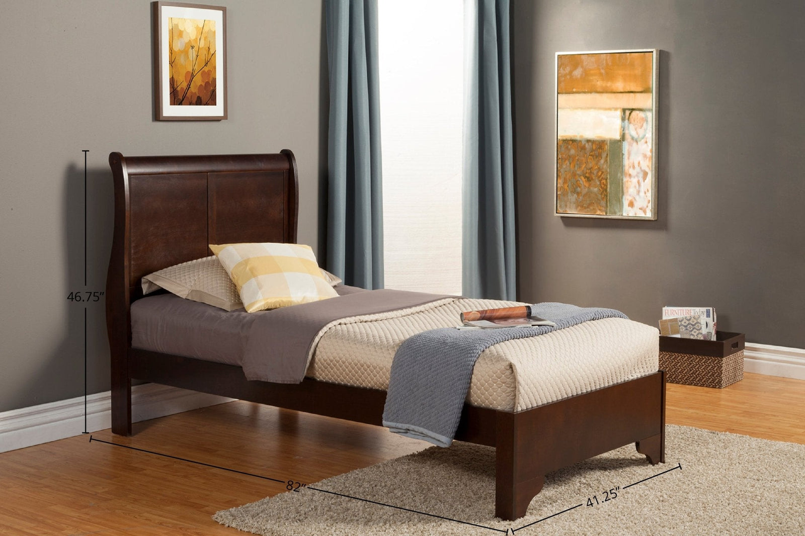 Cama West Haven, capuchino