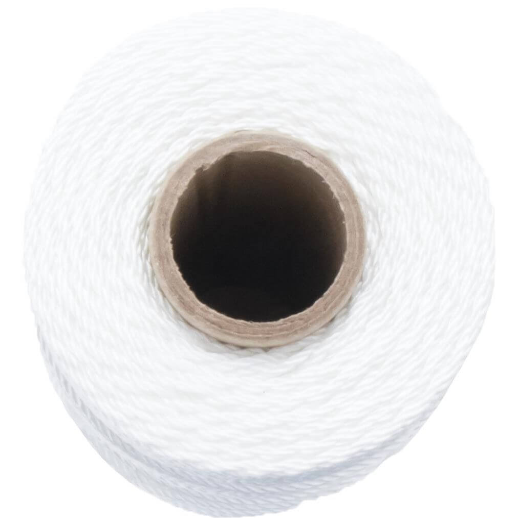 Marshalltown 16586 Twisted Nylon Mason's Line - 1000' (304M) White