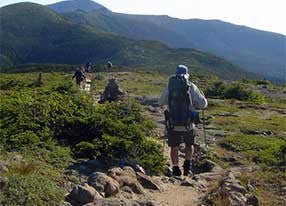 White Mountains Hiking Trail Map