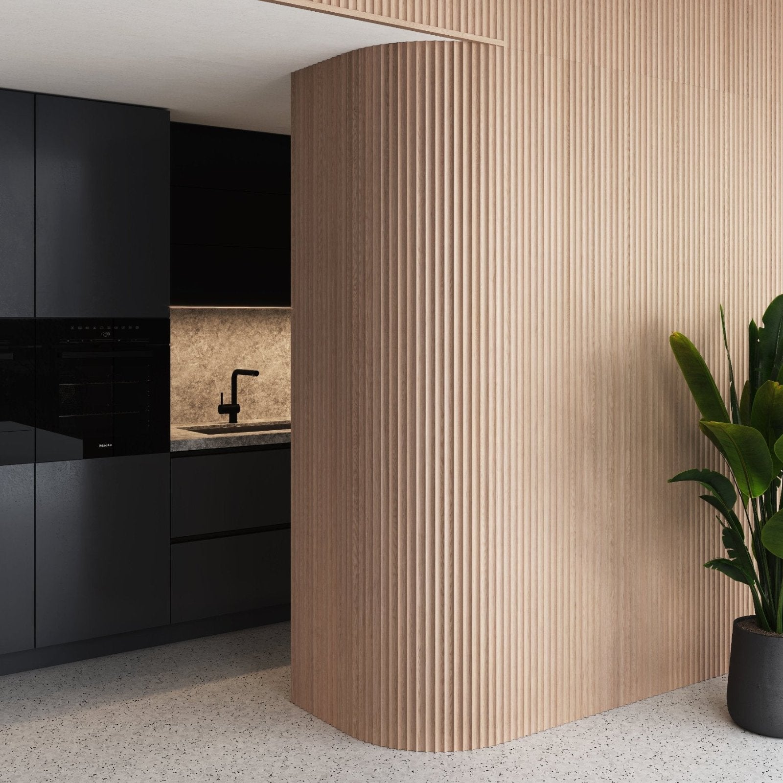 Fluted Wood Panels