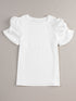 Effortless Chic White Puff Sleeve Top