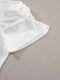 Effortless Chic White Puff Sleeve Top