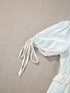 Off-Shoulder White Mini Dress