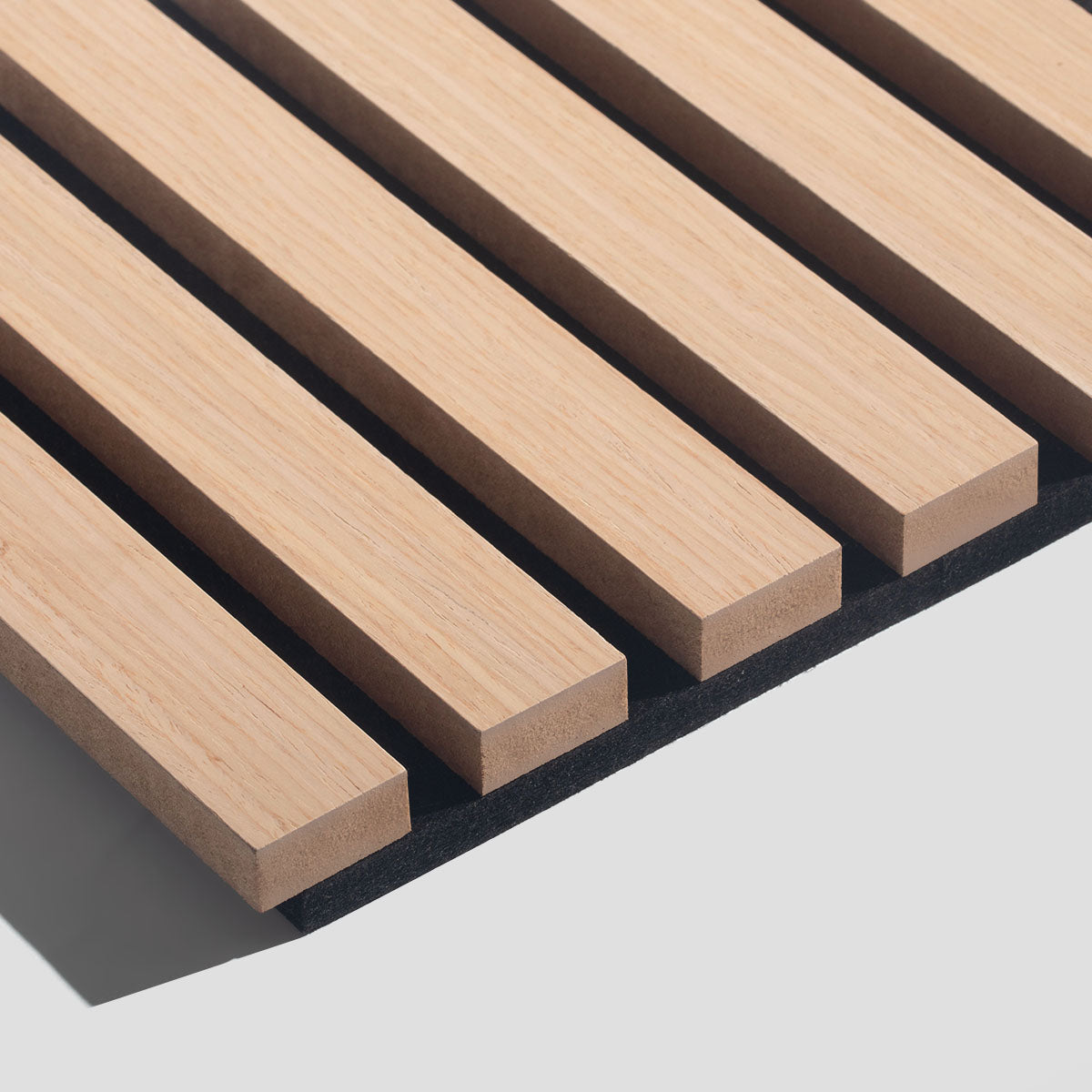 White Oak (Black Felt) Willow Panel (8' height)
