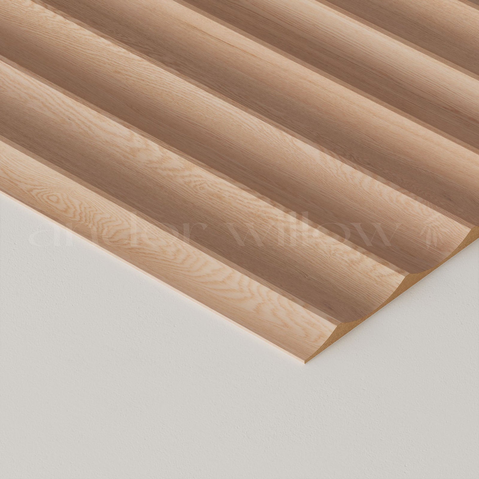 Paneles de madera estriados