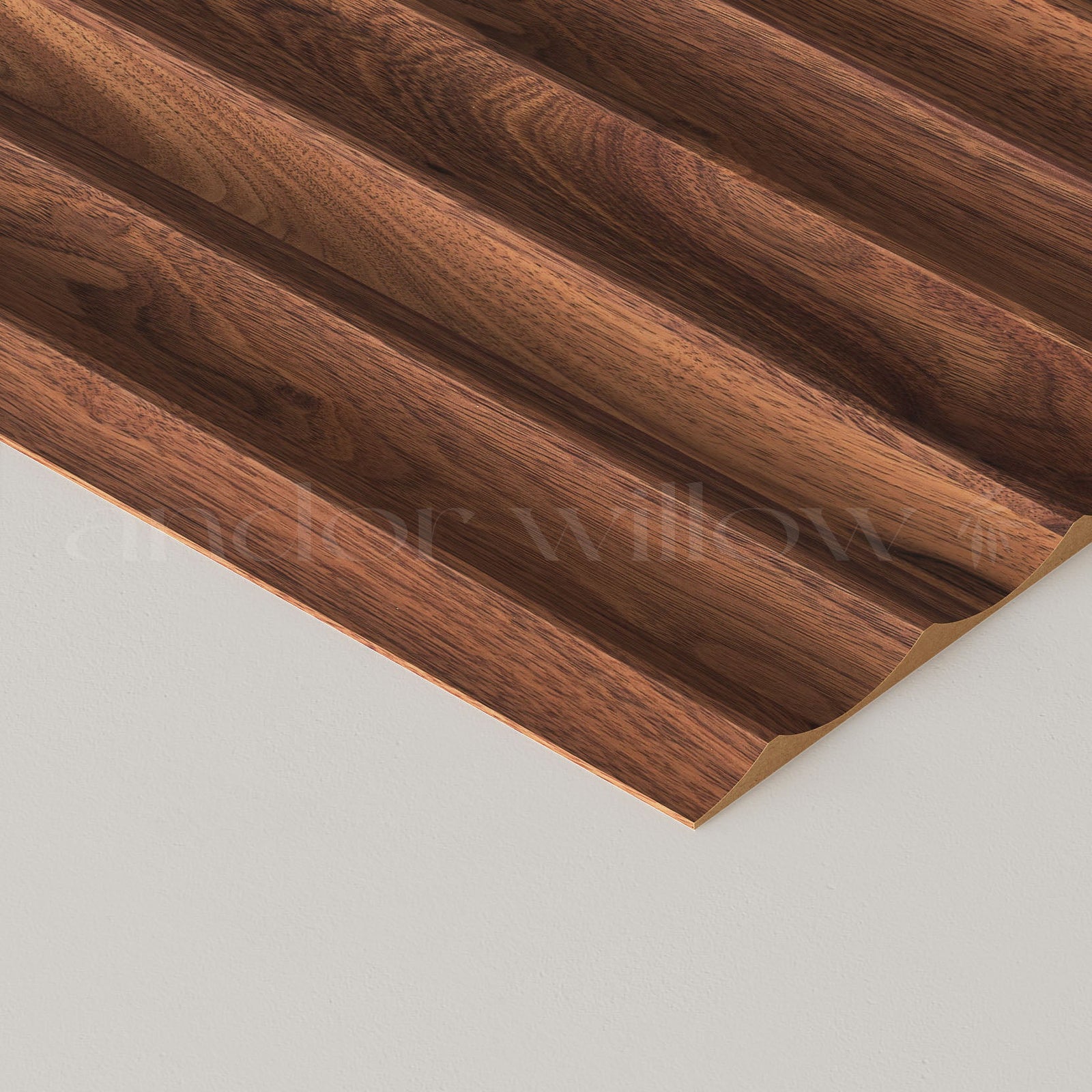 Paneles de madera estriados