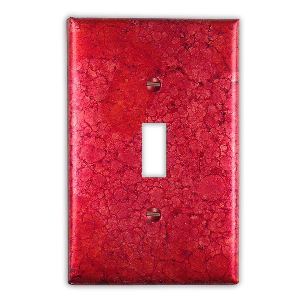 Placa de pared de cobre rojo vino - 1 palanca