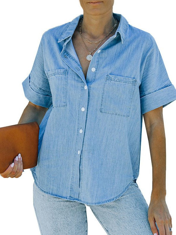 Women's Trendy Denim Shirt