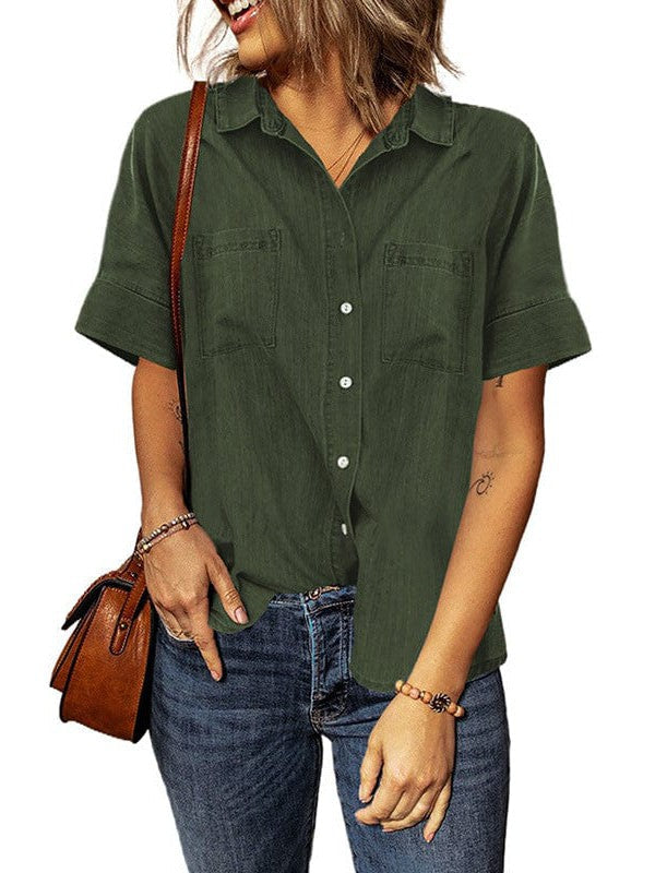 Women's Trendy Denim Shirt