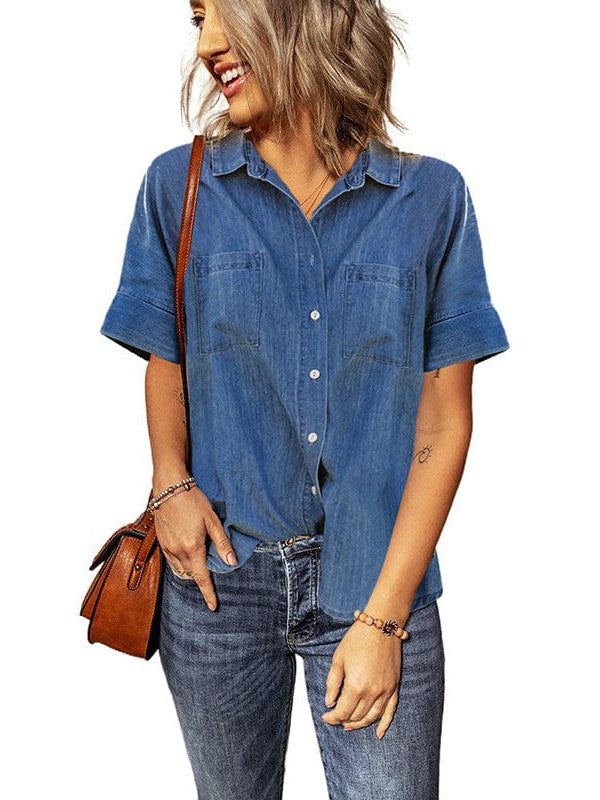 Women's Trendy Denim Shirt