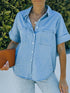 Women's Oversized Denim Shirt