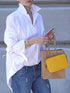 Elegant Solid Color Draped Blouse