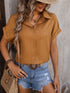 Loose-Fitting Floral Blouse