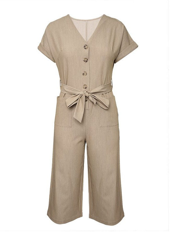 Button-Down Jumpsuit
