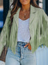 Women's Tassel Detail Suede Jacket