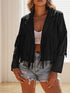 Women's Tassel Detail Suede Jacket
