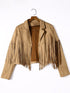 Women's Tassel Detail Suede Jacket