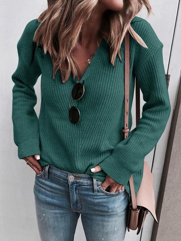 Relaxed Fit Knit Sweater