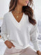 Simple yet Elegant V-Neck Sweater for Women