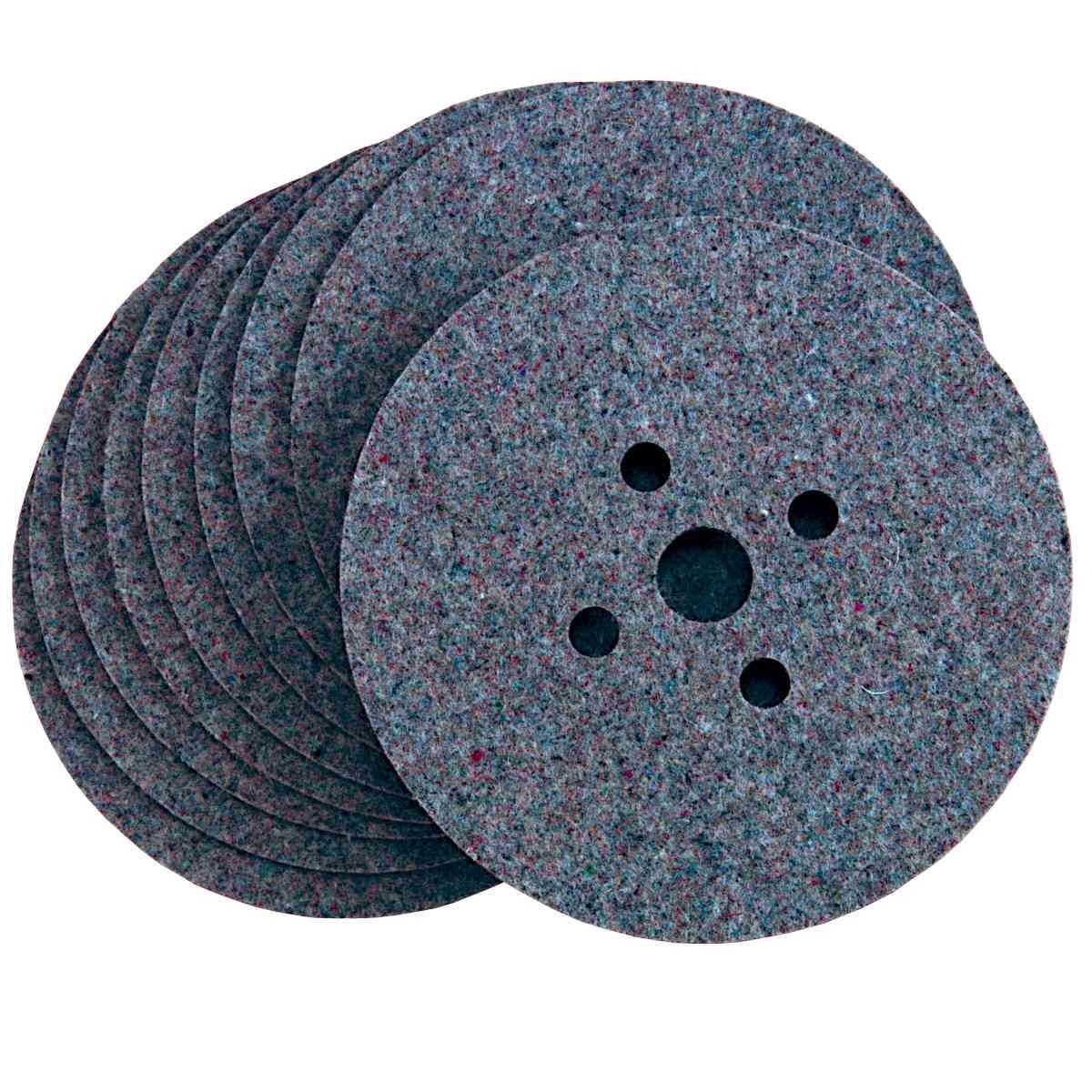 Woodwise FEP28 Felt Floor Sander Edger Pad 1-8" X 7" Peel and Stick