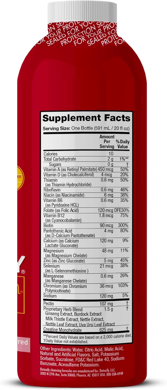 Detoxify Xxtra Clean: Apoya la desintoxicación natural de tu cuerpo (20 onzas líquidas)
