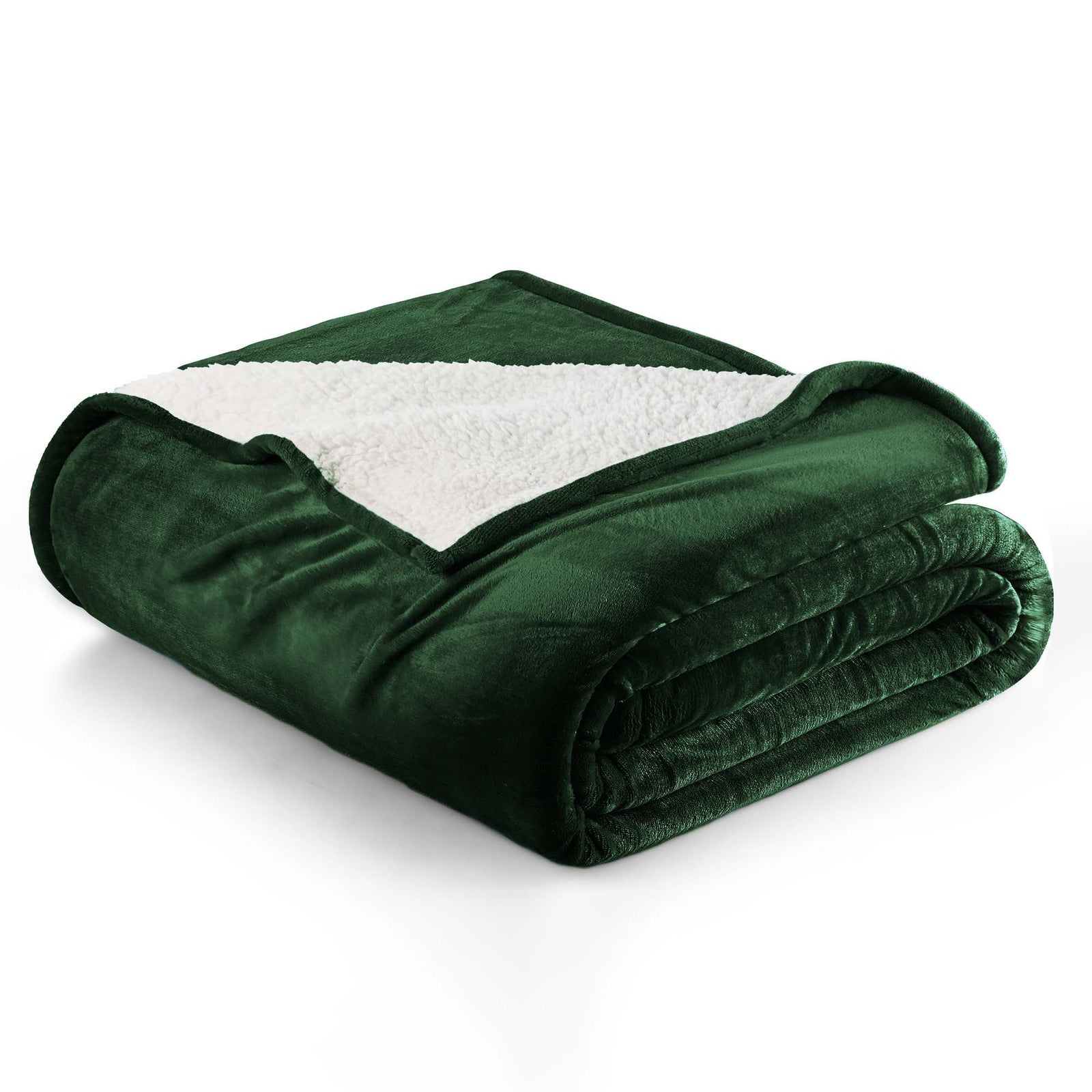 Velvet Plush Sherpa Bed Blanket - Sherpa Fleece Collection
