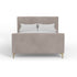 Cama de plataforma Zaldy, gris claro