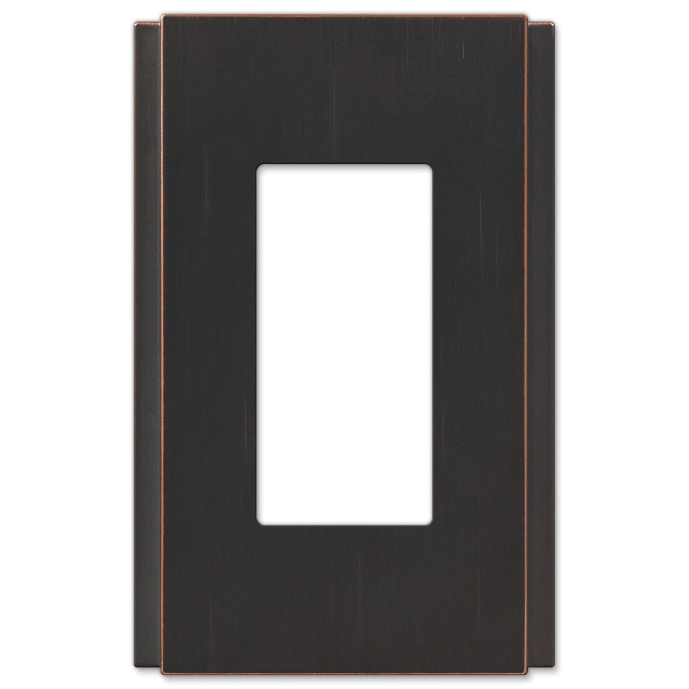 Placa de pared de bronce envejecido sin tornillos Zen - 1 balancín