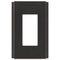 Placa de pared de bronce envejecido sin tornillos Zen - 1 balancín