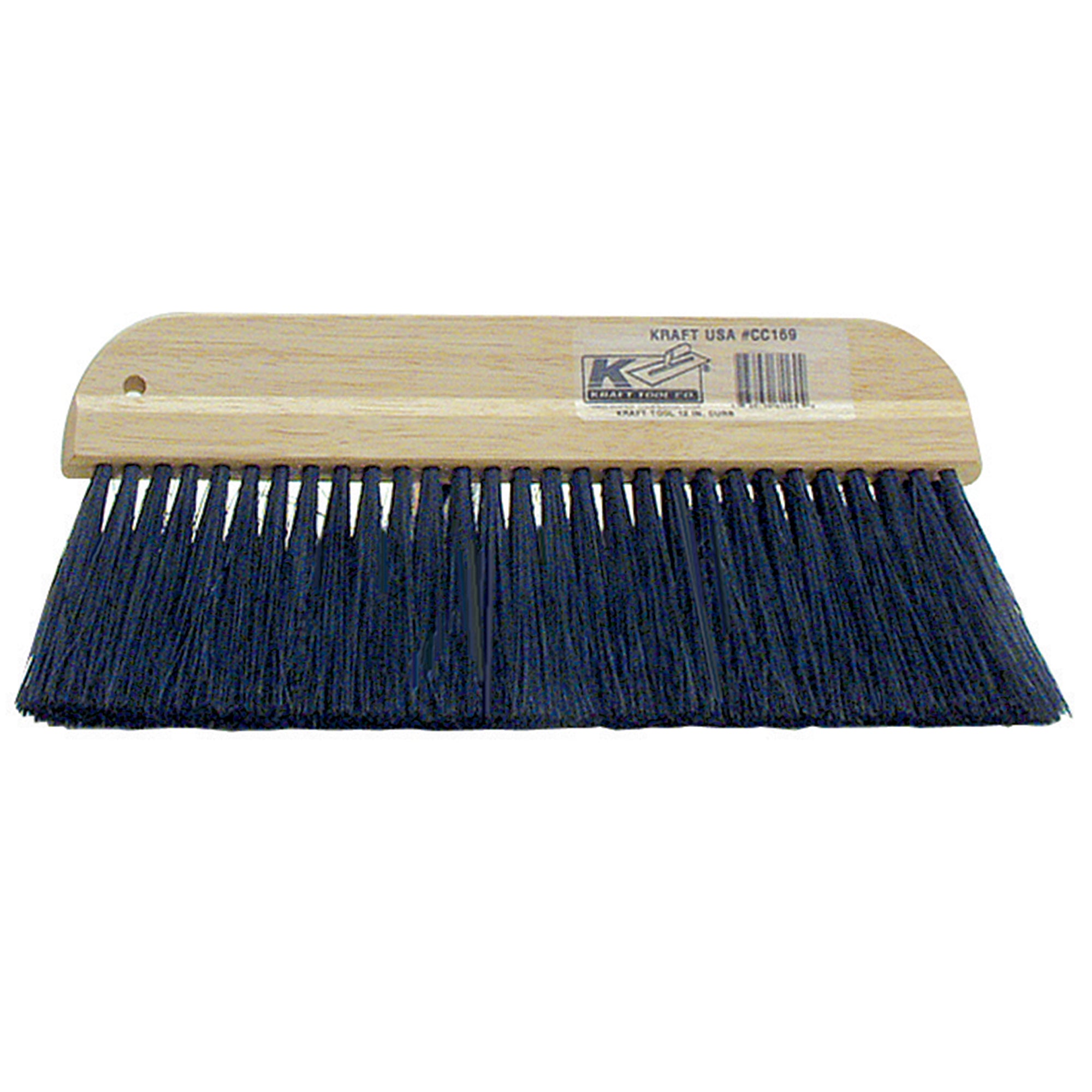 Kraft Tools CC169 12" Wood Curb Brush