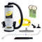 Proteam 107145 QuietPro BP HEPA 6 qt. Backpack Vacuum with Xover Performance Telescoping Wand Tool Kit