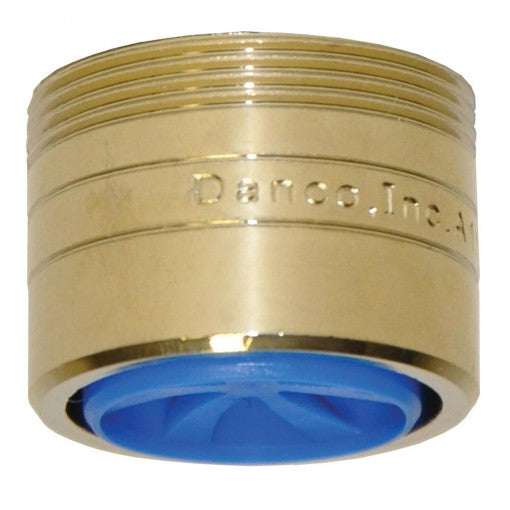 Danco 10478 1.5 GPM Dual Thread Water-Saving Aerator in Polished Brass