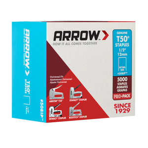Barwalt 73159 Arrow 1-2 Inch Staples 5000 Pack