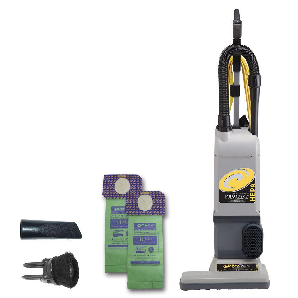 Proteam 107252 ProForce 1500XP HEPA Upright Vacuum with On-Board Tools