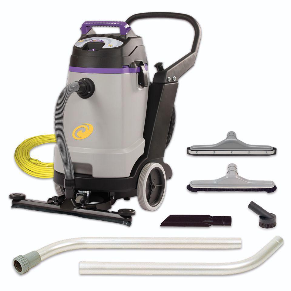 Proteam 107359 ProGuard 15 Wet-Dry Vacuum with Tool Kit and Front Mount Squeegee
