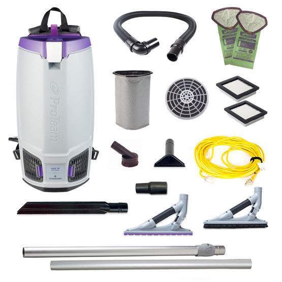 ProTeam 107691 GoFit 10, 10 qt. Backpack Vacuum with ProBlade Hard Surface & Carpet Tool Kit