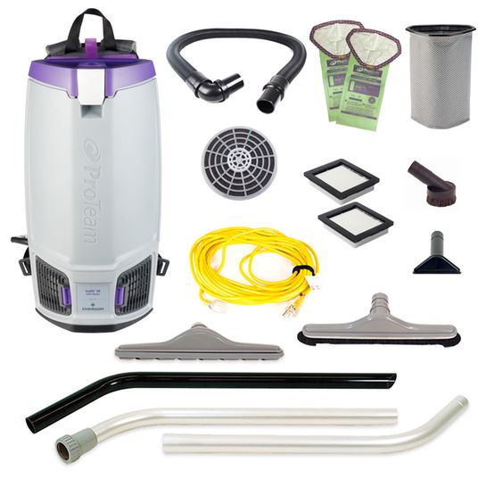 ProTeam 107695 GoFit 10, 10 qt. Backpack Vacuum with Remediation Tool Kit