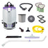 ProTeam 107705 GoFit 6 PLUS, 6 qt. Backpack Vacuum with Xover Multi-Surface Telescoping Wand Tool Kit