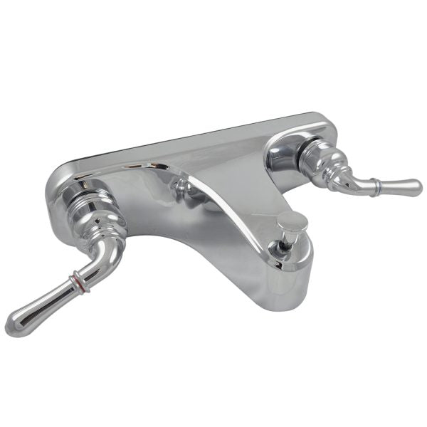 Danco 10882X 8 in. Mobile Home Center-Set Tub/Shower Faucet with Lever Handles in Chrome